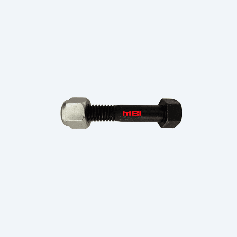 Hexagonal Half thread Bolt With Nylock Nut